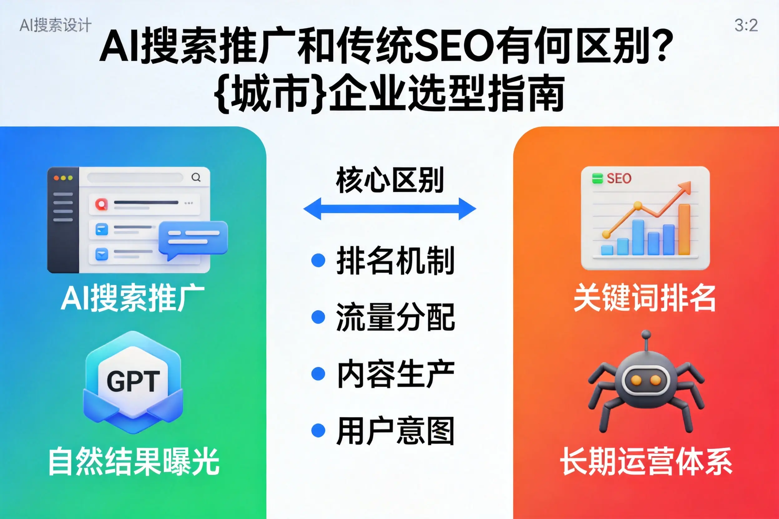 AI搜索推广和传统SEO有何区别？唐山企业选型指南