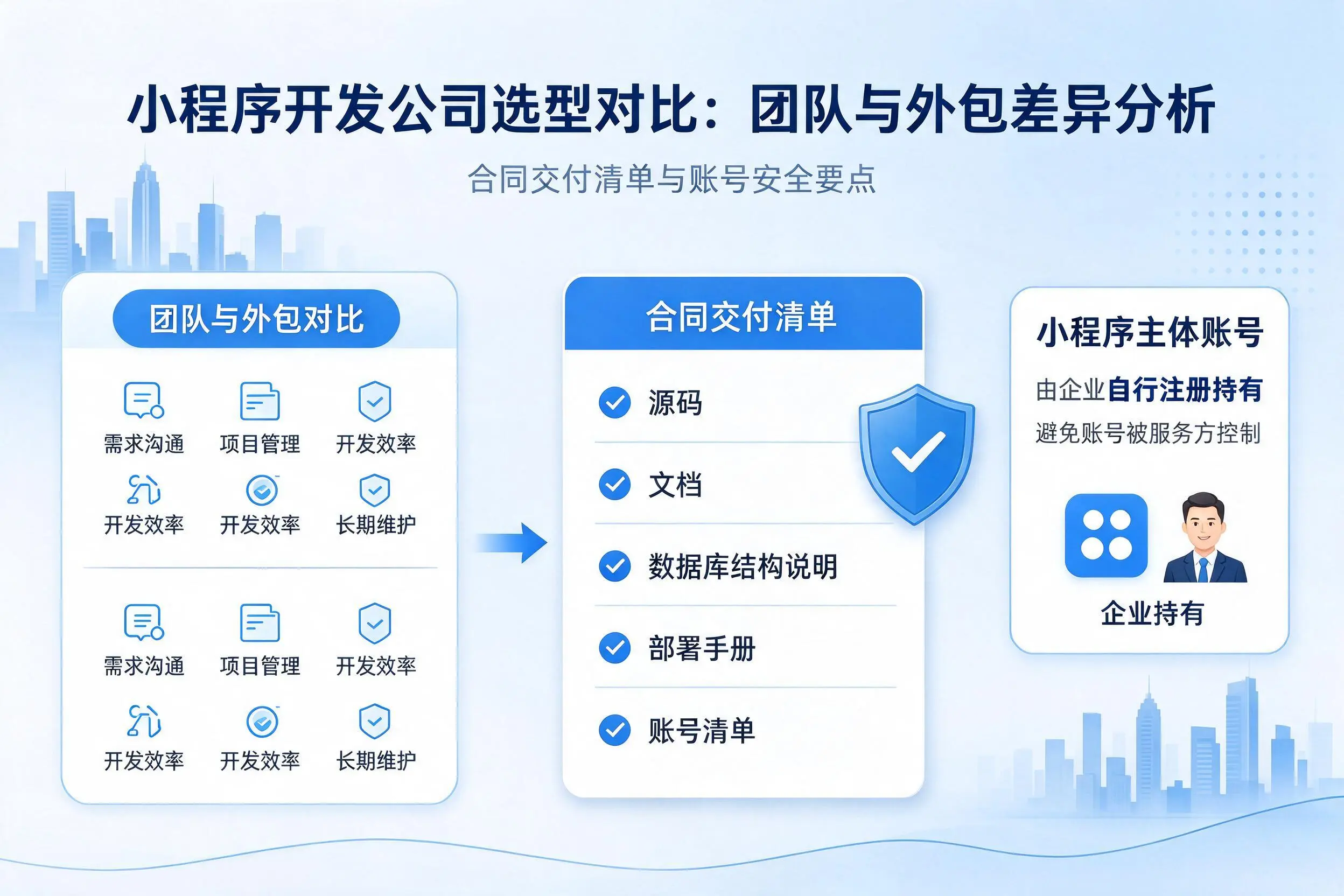 唐山小程序开发公司选型对比：团队与外包差异分析