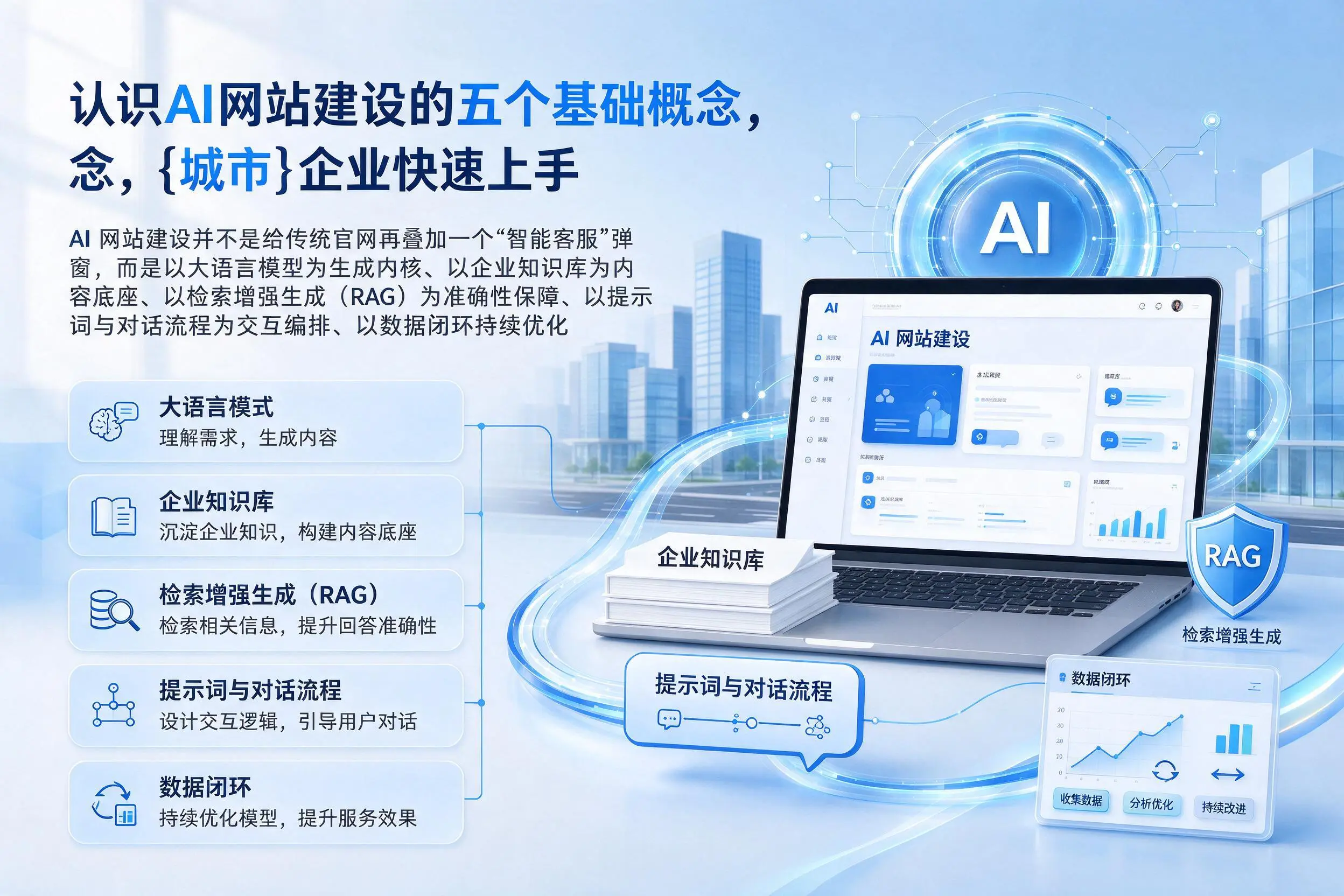 认识AI网站建设的五个基础概念，唐山企业快速上手