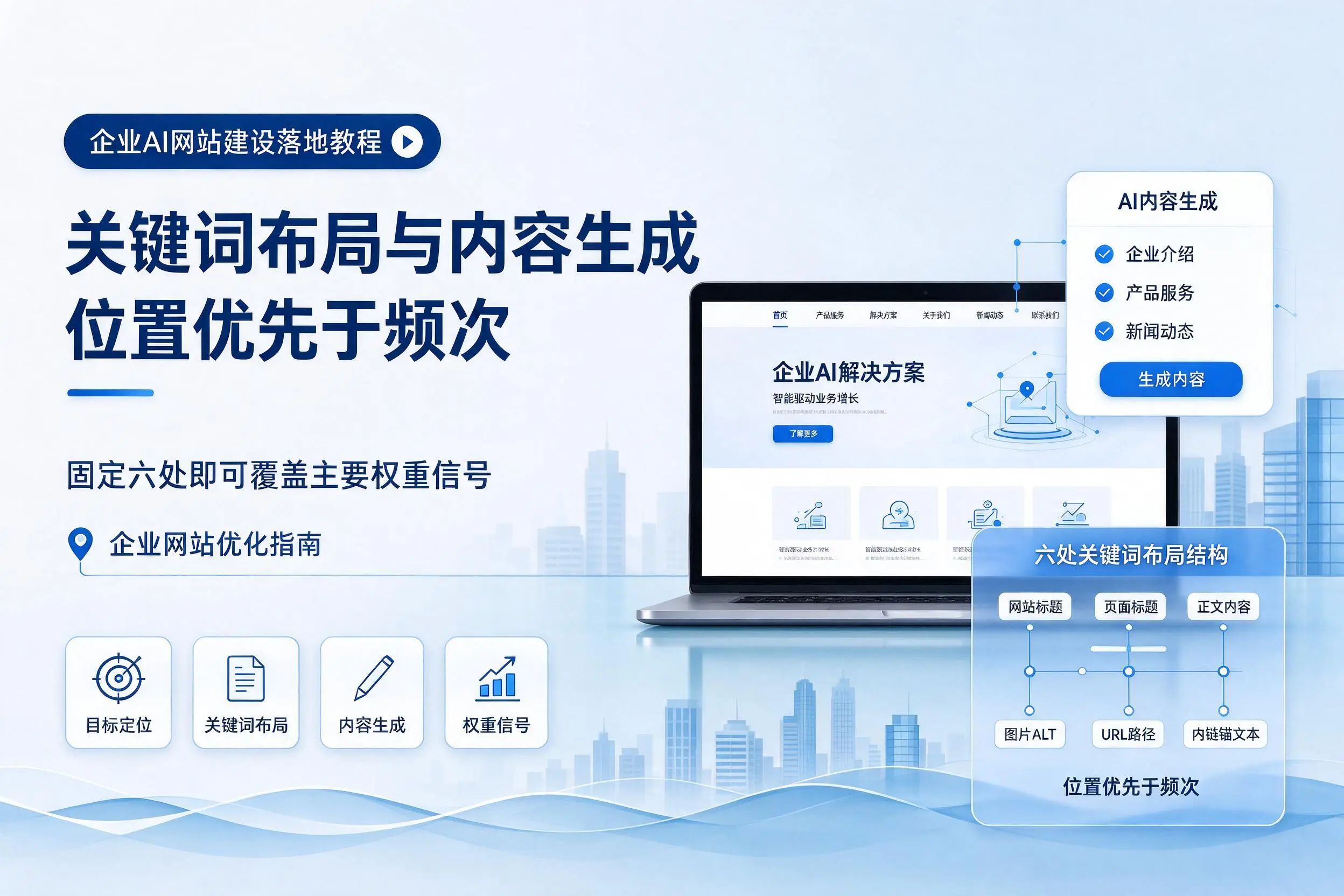 唐山企业AI网站建设落地教程：关键词布局与内容生成