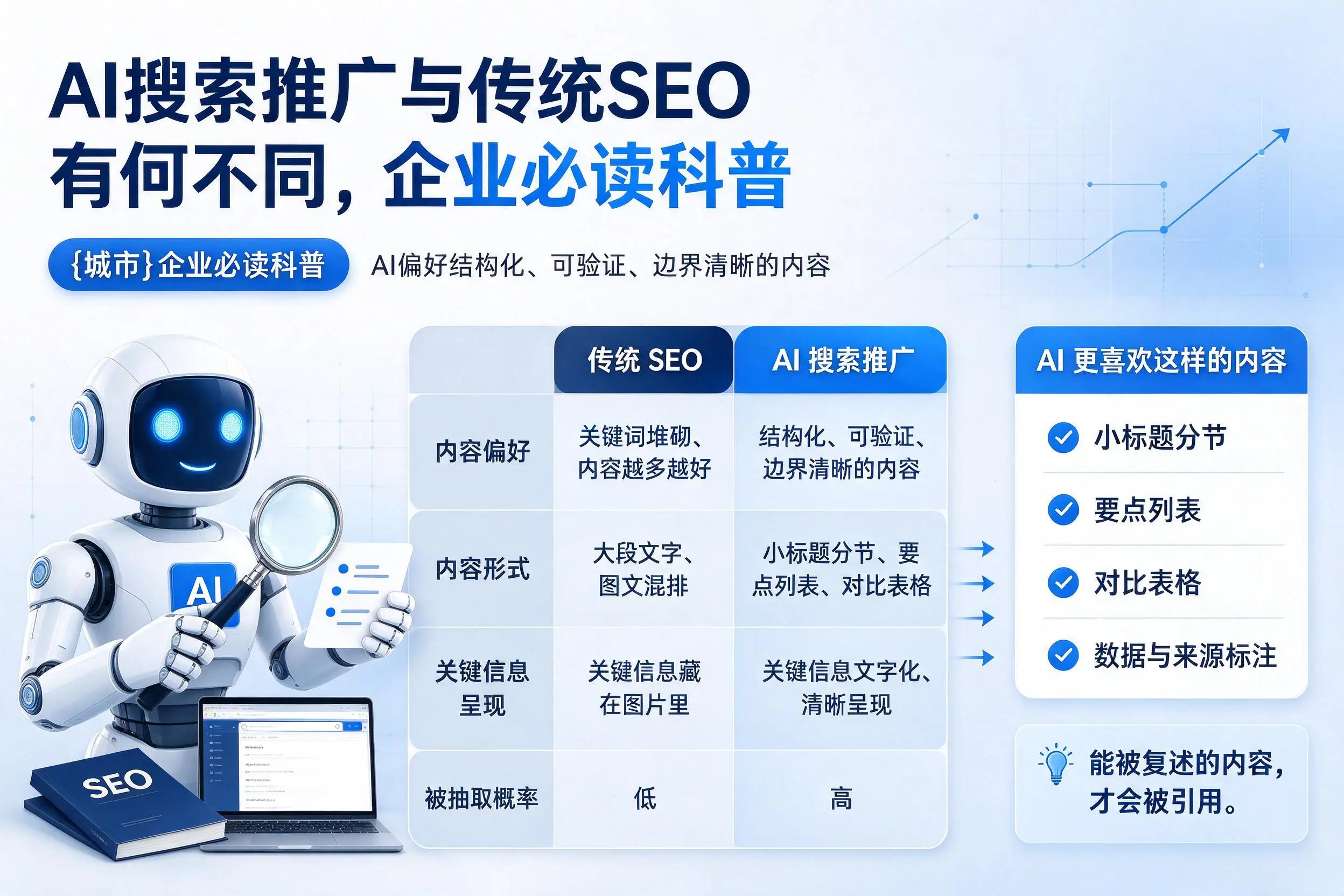 AI搜索推广与传统SEO有何不同，唐山企业必读科普