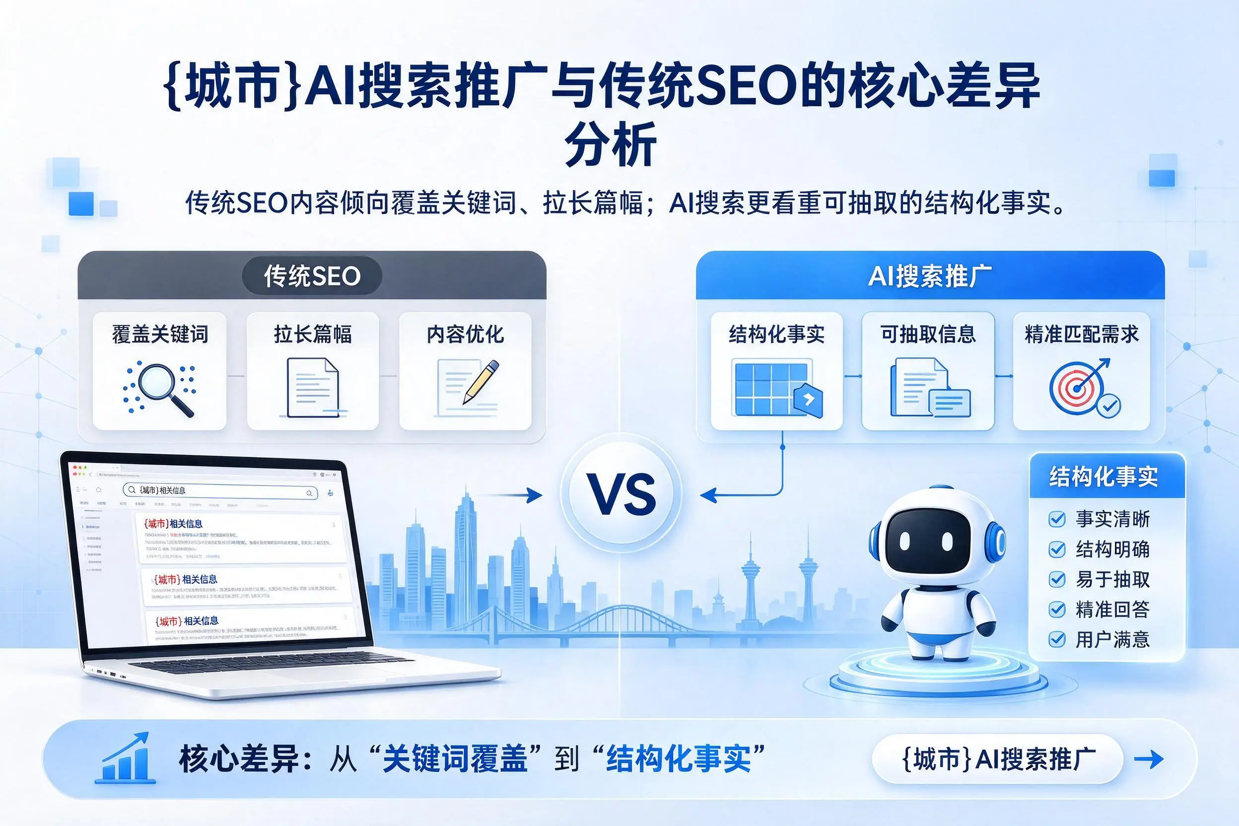 唐山AI搜索推广与传统SEO的核心差异分析
